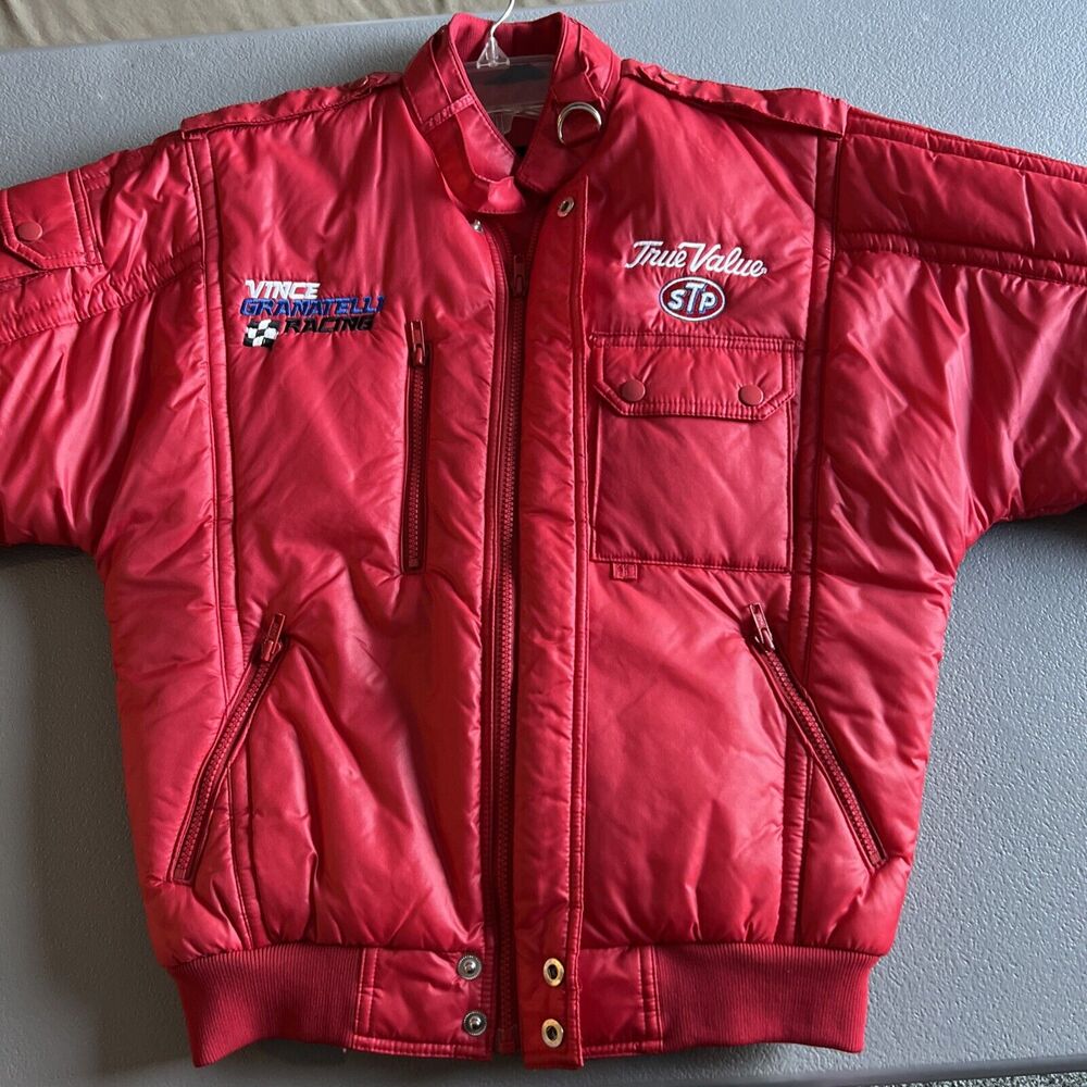 Vintage Vince Granatelli Racing jacket, puffer by Upstream Racing Div Indy Men S